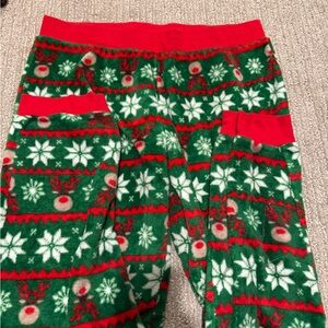 Secret Treasures Green and Red Kids Pajama Bottoms